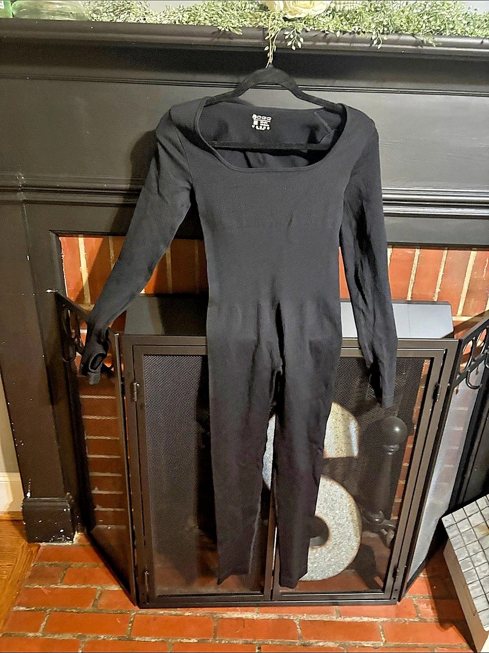 Black Long Sleeve Jumpsuit Size Small Like New